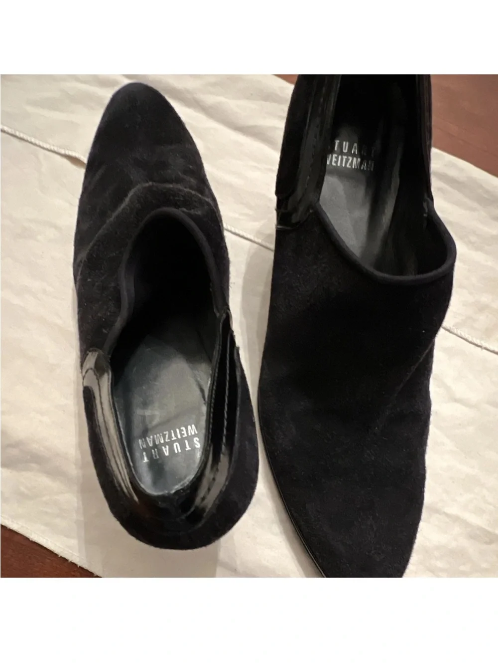 Stuart Weitzman Black Suede Men's Chukka Boots